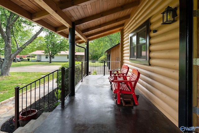 420 County Road 496, Centre, AL 35960 - view of patio with a porch