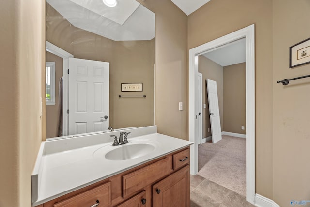 230 Knotting Pl, Madison, AL 35758 - bathroom featuring vanity and baseboards