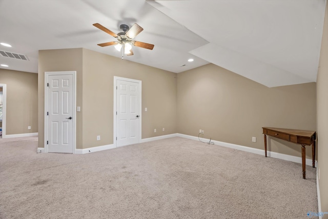 230 Knotting Pl, Madison, AL 35758 - additional living space with ceiling fan, carpet floors, and recessed lighting