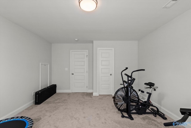 9045 Redstone Square Dr, Huntsville, AL 35824 - exercise area with carpet floors and baseboards