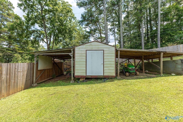 1104 Princeton Dr, Madison, AL 35758 - view of shed featuring a carport