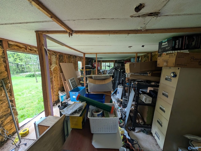 view of storage