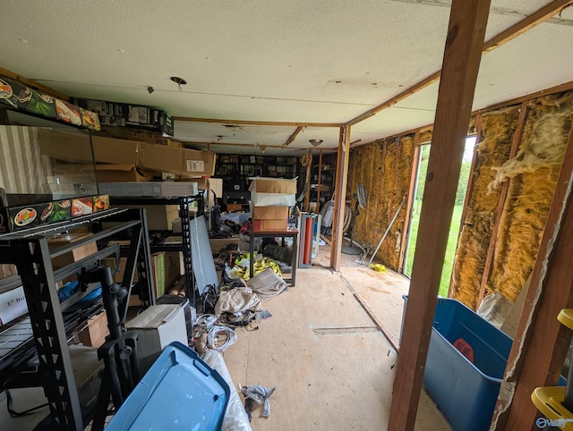 view of storage room