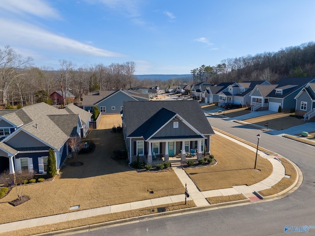 view of front of property featuring covered porch