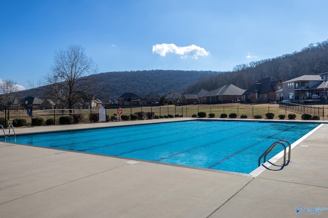 view of pool