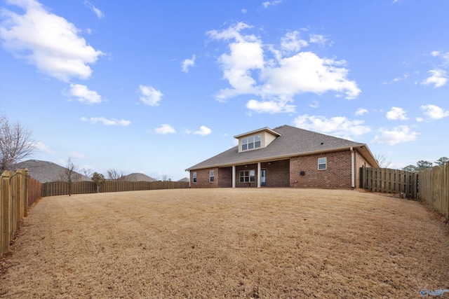 view of rear view of property