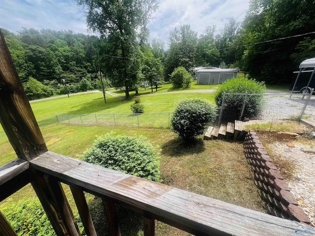 781 Lloyd Rd, Wellington, AL 36279 - view of yard featuring fence