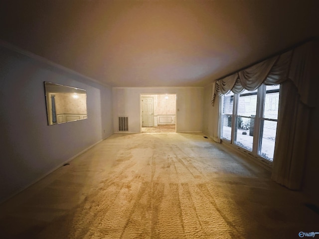 interior space with light colored carpet