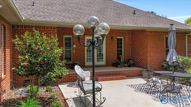 view of patio / terrace featuring outdoor dining space