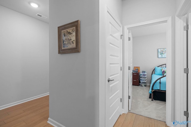 302 Shangrila Way, Meridianville, AL 35759 - corridor featuring light wood-style floors and baseboards