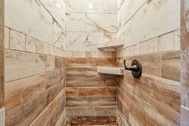 details with walk in shower