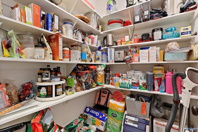 view of pantry