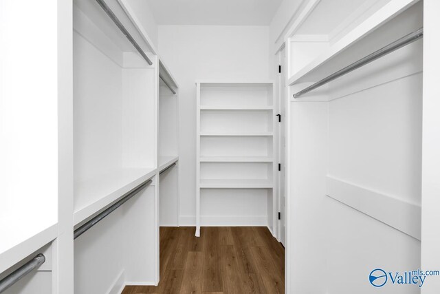 111 Mayapple Trl, Madison, AL 35756 - walk in closet with dark wood-type flooring