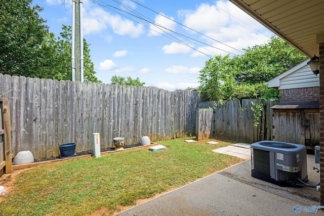 104 Sycamore Pl, Athens, AL 35611 - view of yard featuring central AC unit and a patio