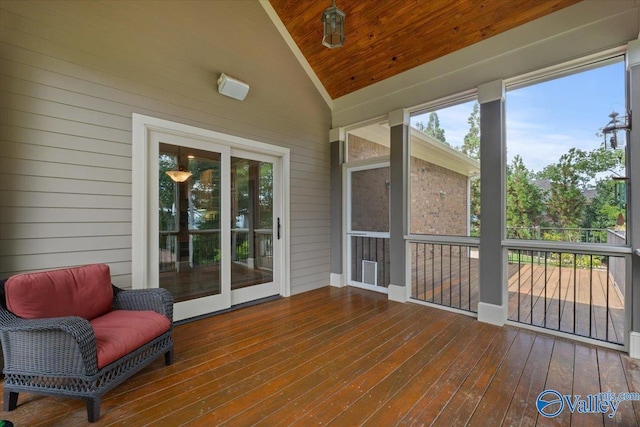 view of deck