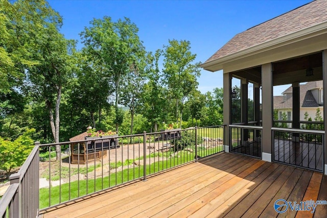 view of deck