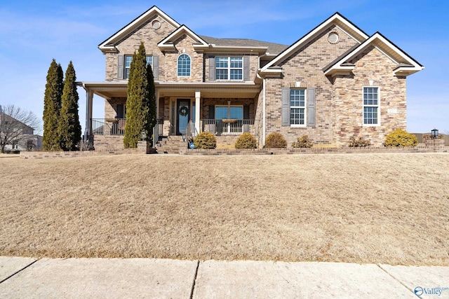 craftsman-style home featuring a porch