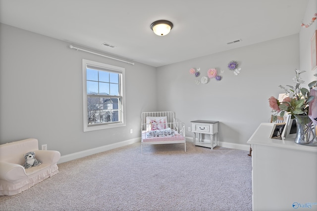 bedroom featuring carpet flooring