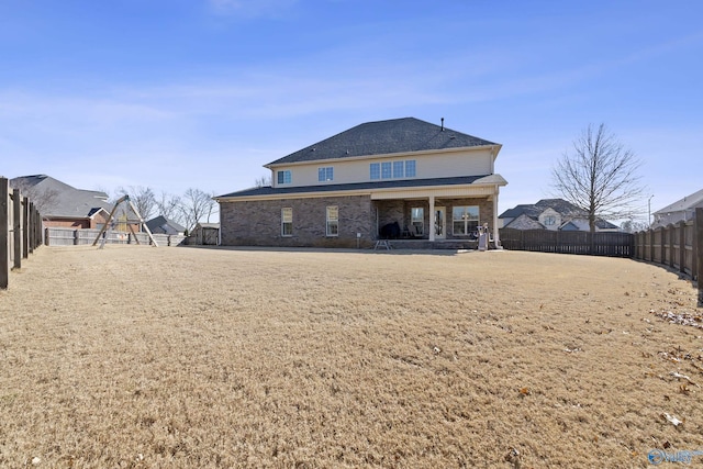 view of rear view of house