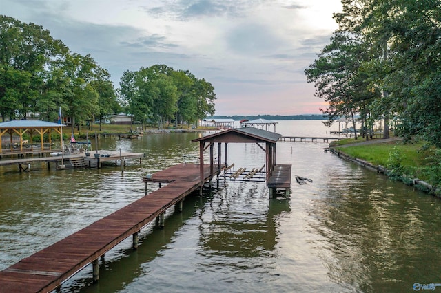 25 County Road 504, Centre, AL 35960 - dock area featuring a water view