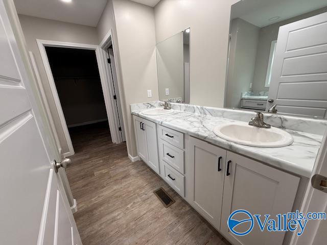 unfurnished room featuring dark hardwood / wood-style floors