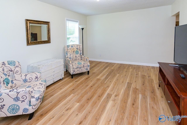 1409 8th Ave SE, Decatur, AL 35601 - sitting room featuring light wood-type flooring and baseboards