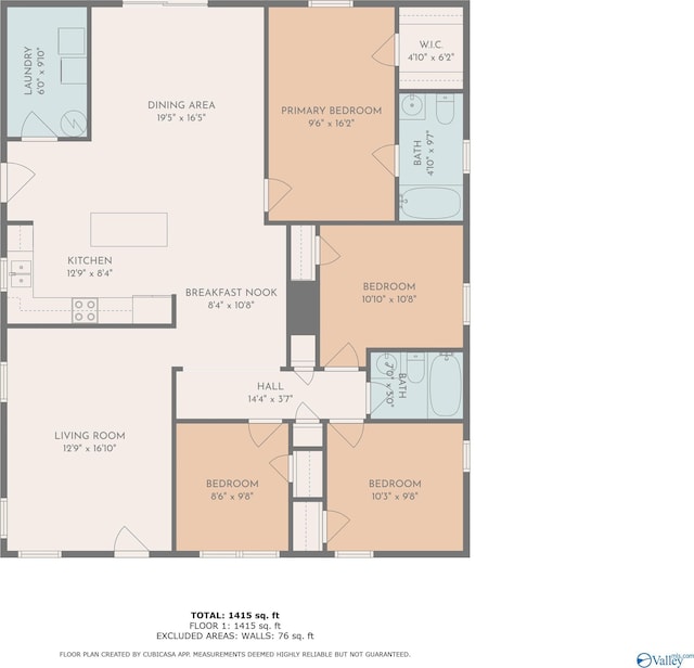 1409 8th Ave SE, Decatur, AL 35601 - property floor plan