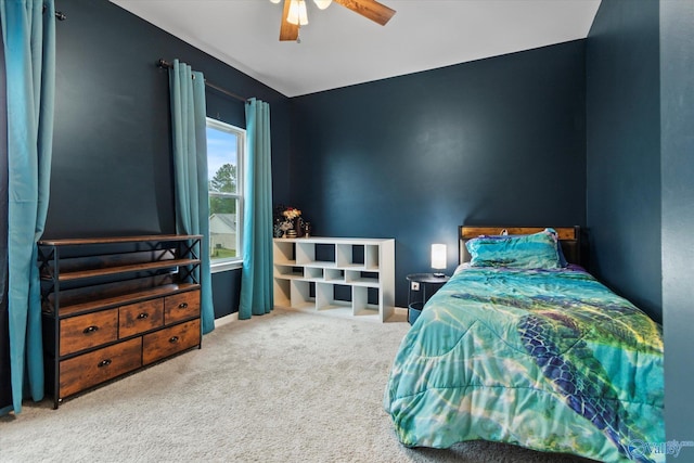 18577 Cottontail Ln, Athens, AL 35613 - bedroom with baseboards, ceiling fan, and carpet