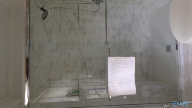 interior space featuring a walk in shower