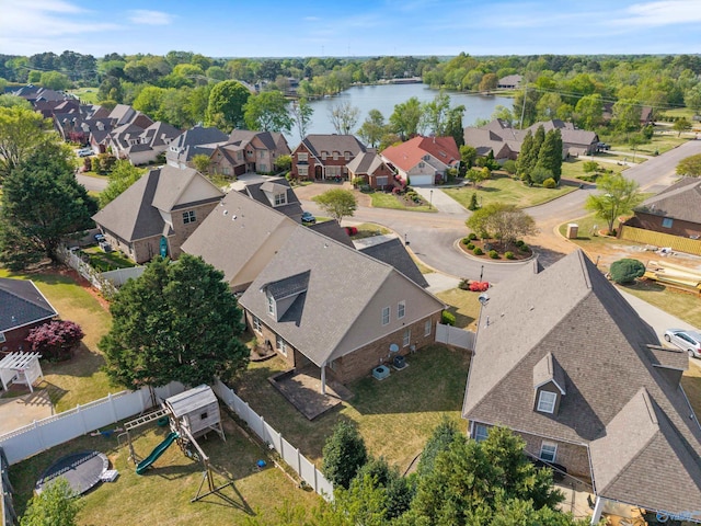 22222 Merlot Dr, Athens, AL 35613 - aerial view featuring a water view and a residential view