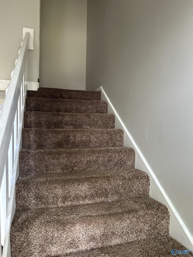 view of staircase