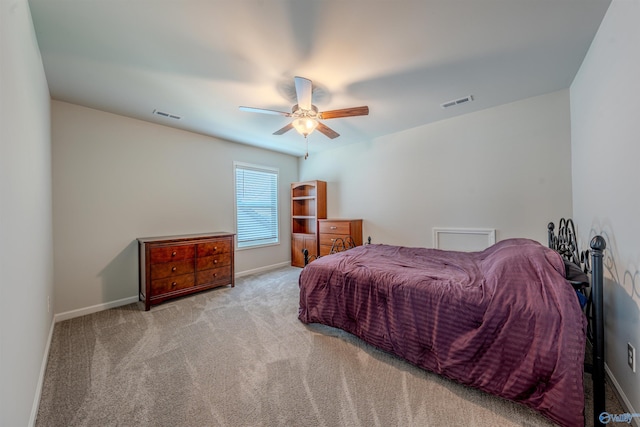 207 Jubilee Cir SE, Huntsville, AL 35803 - bedroom featuring carpet flooring and ceiling fan