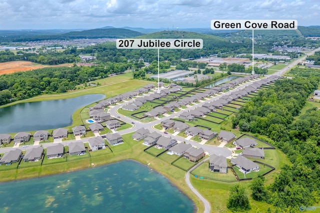 207 Jubilee Cir SE, Huntsville, AL 35803 - aerial perspective of suburban area with a large body of water