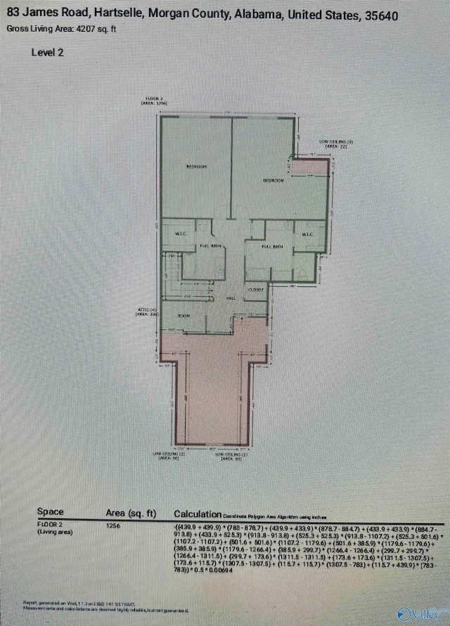 83 James Rd, Hartselle, AL 35640 - view of home floor plan