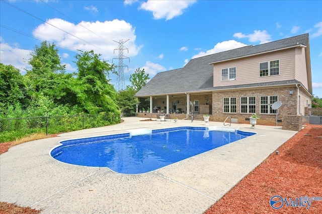 83 James Rd, Hartselle, AL 35640 - view of pool featuring a patio area