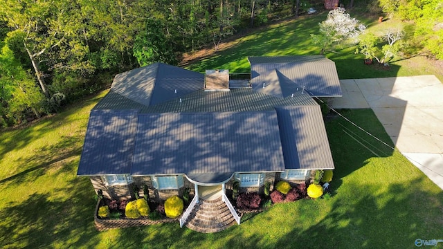 drone / aerial view