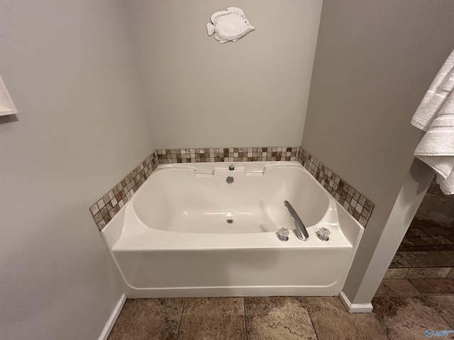 bathroom featuring a bathing tub