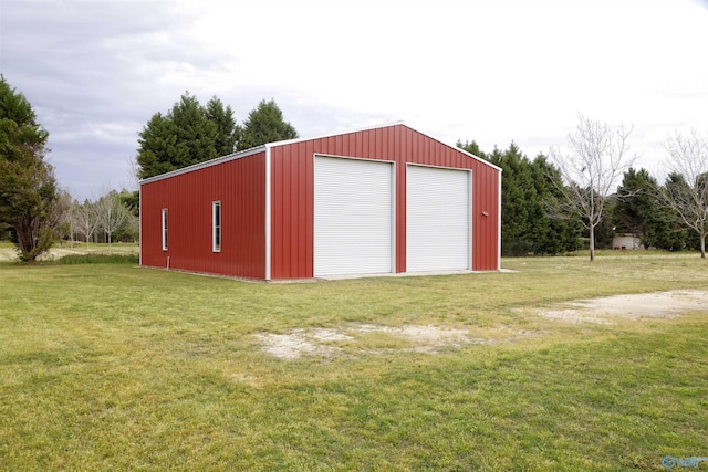 view of outbuilding with an outbuilding