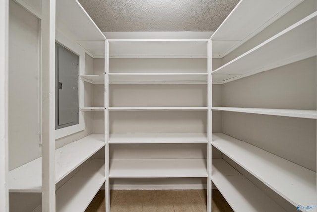 storage area featuring electric panel