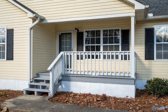 view of entrance to property