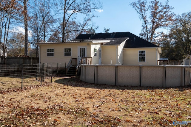 view of back of property