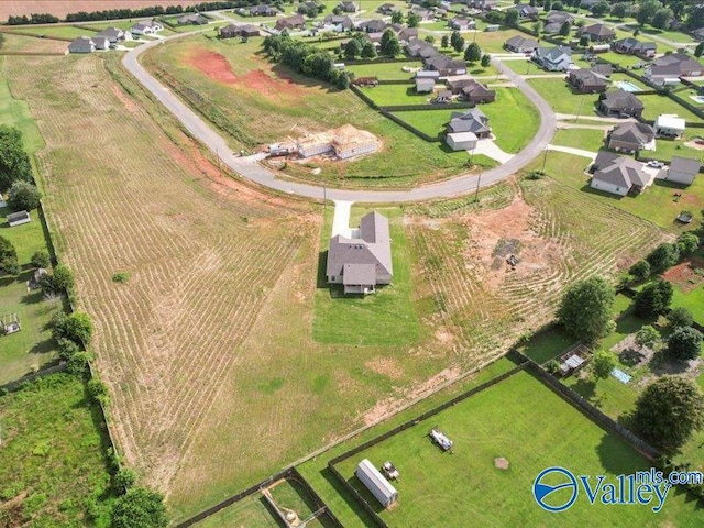 23819 Justin Brent Cir, Elkmont, AL 35620 - aerial view of property's location featuring farmland and rural landscape