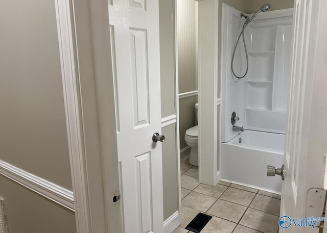 230 Hampton Rd, Hartselle, AL 35640 - full bath with tile patterned floors, toilet, and shower / tub combination