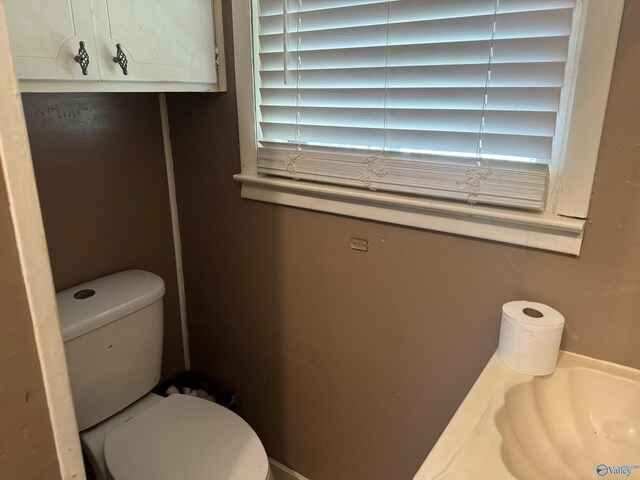 bathroom with toilet