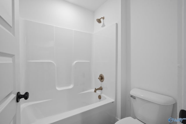 bathroom with  shower combination and toilet