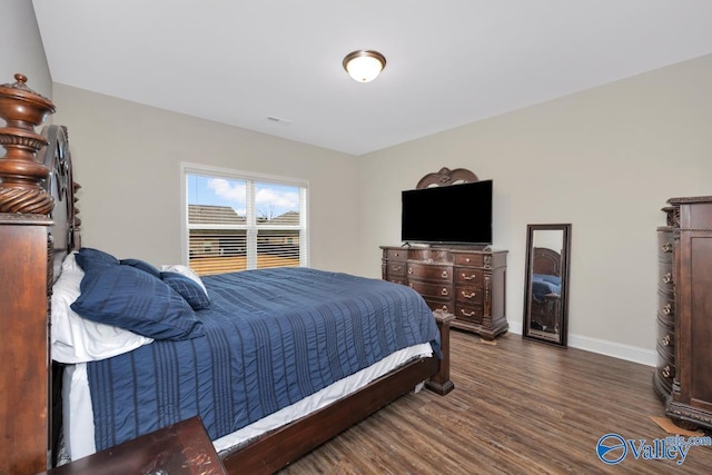 114 Burdine St, New Market, AL 35761 - bedroom with wood finished floors and baseboards