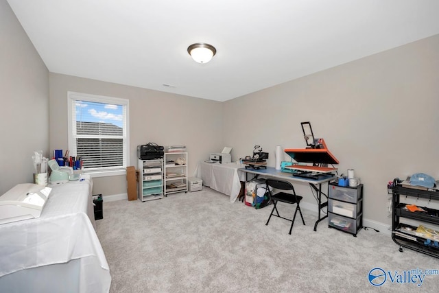 114 Burdine St, New Market, AL 35761 - office featuring carpet and baseboards