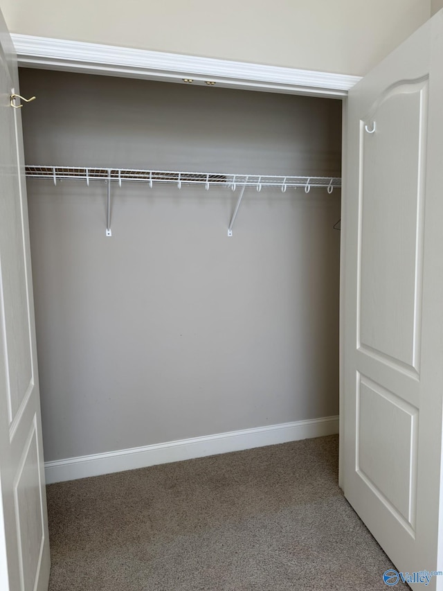 view of closet