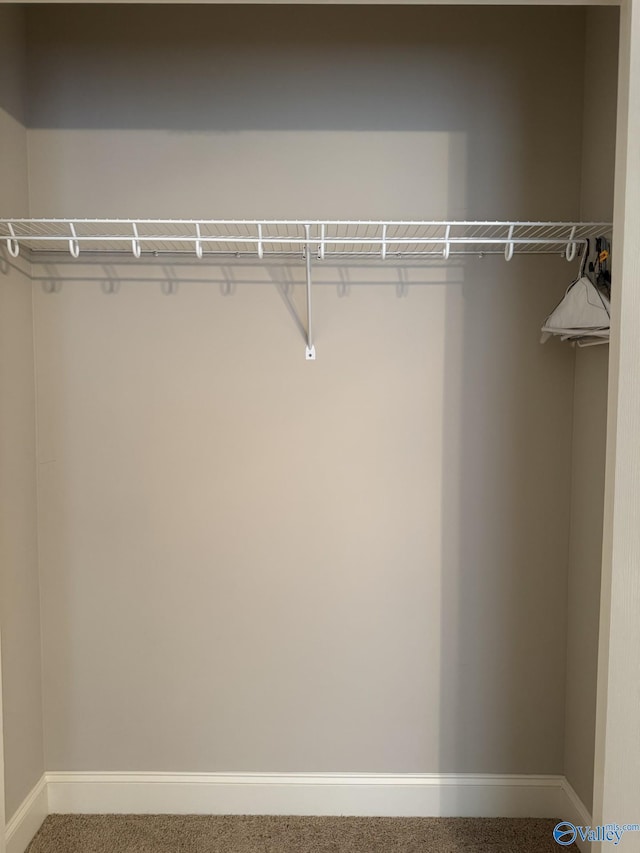 view of closet