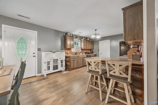 20729 Colonial Dr, Athens, AL 35614 - dining room with light wood-style flooring